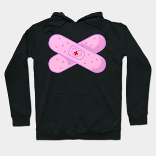 Pink Bandaid Hoodie